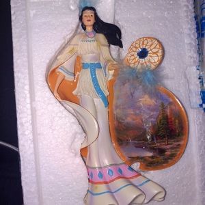 Thomas Kinkade Mountain Majesty visions of the west collection figurine